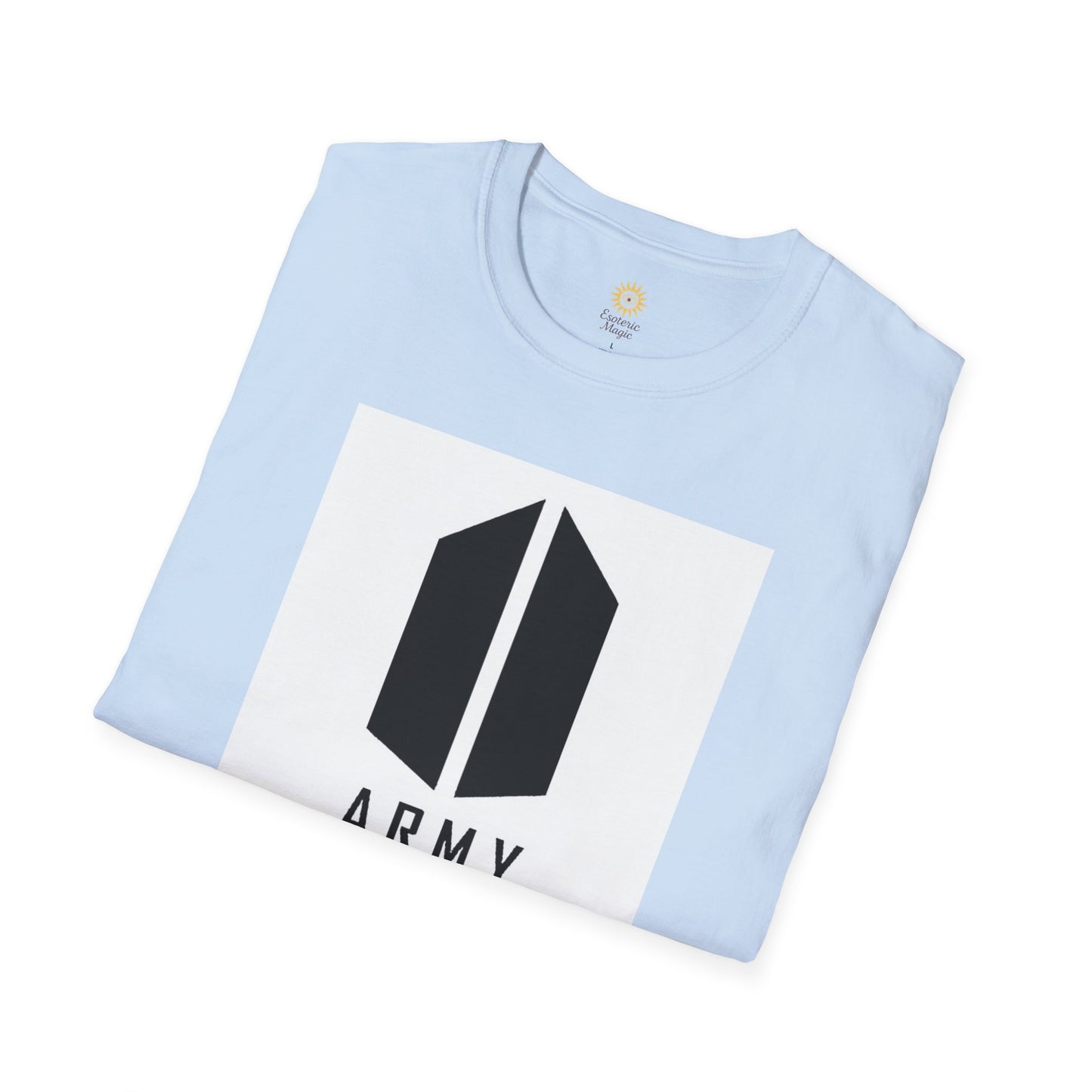 Army Logo T-Shirt — BTS Member Names Back Print