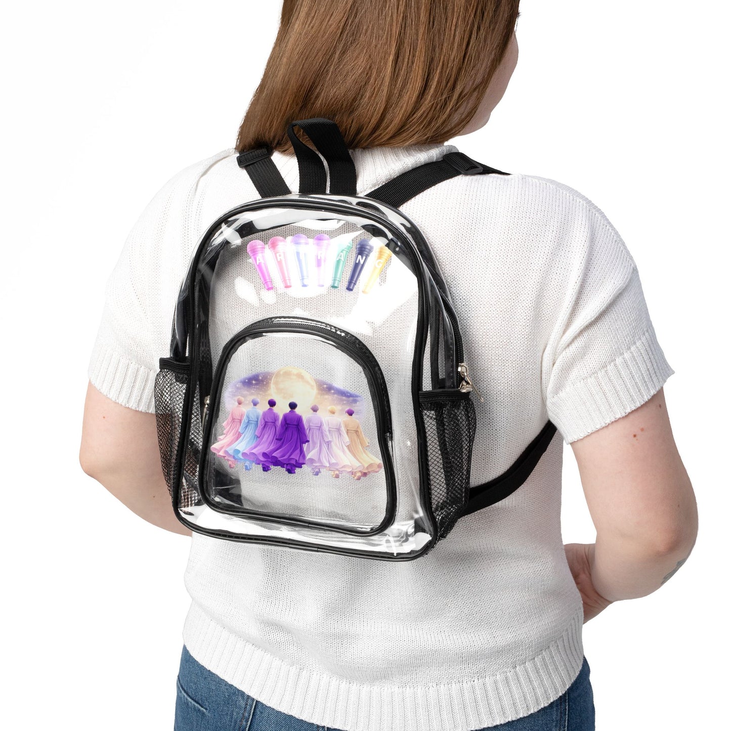 Pastel Comeback Clear Stadium Backpack- Concert Edition