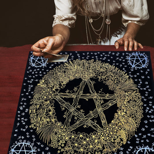 Astrology Divination Velvet Tablecloth