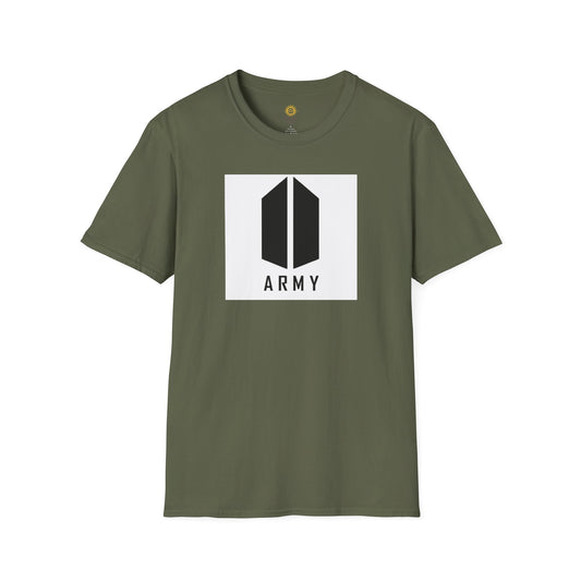 Army Logo T‑Shirt — Minimal Military Emblem Tee