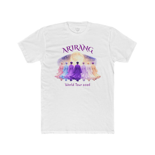 ARIRANG Kings Tee — Korean Purple Aesthetic Graphic T-Shirt