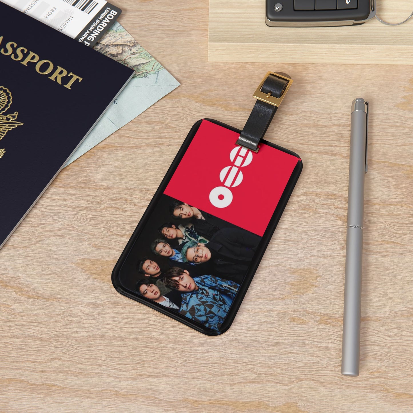 Photo Band Logo Luggage Tag