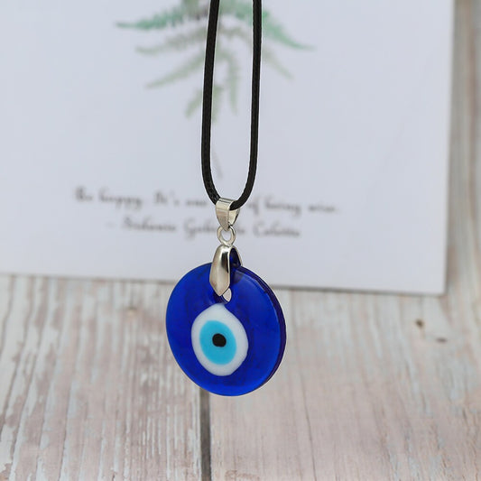Blue Evil Eye Necklace – Protective Spiritual Amulet