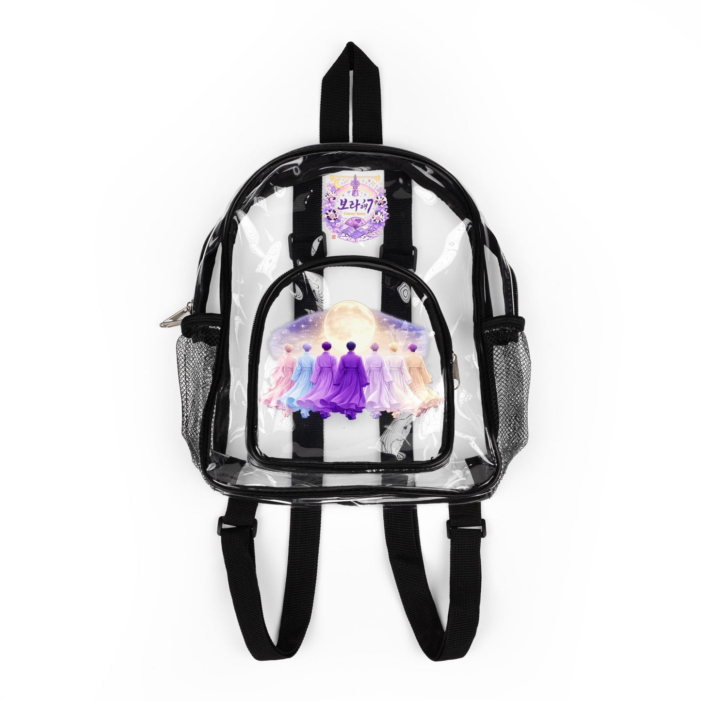 Purple Era Clear Stadium Backpack – Concert Night Edition