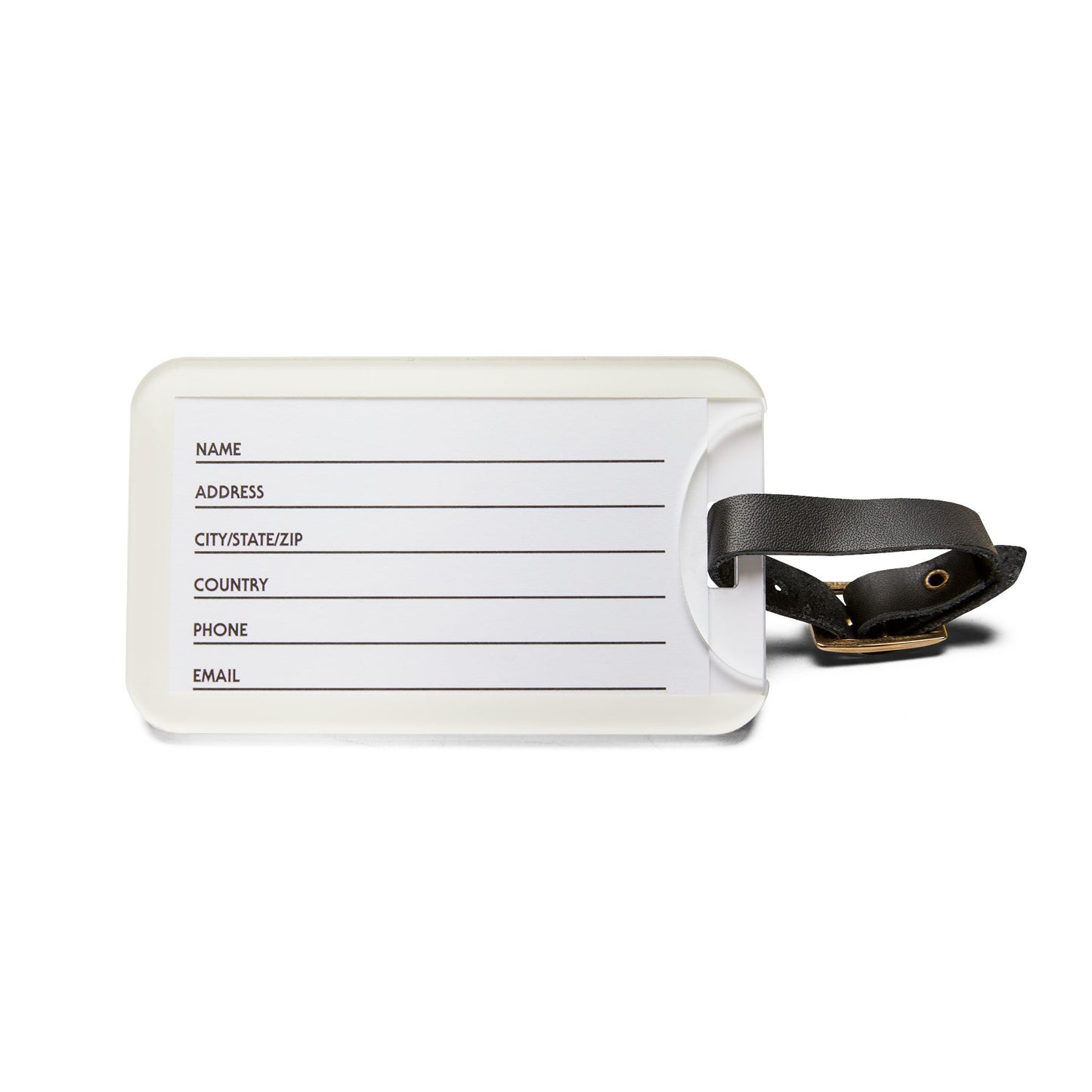 Photo Band Logo Luggage Tag