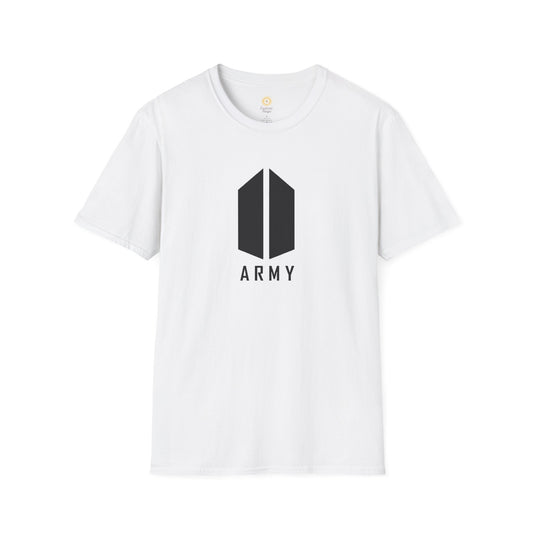 Army Logo T-Shirt — BTS Member Names Back Print