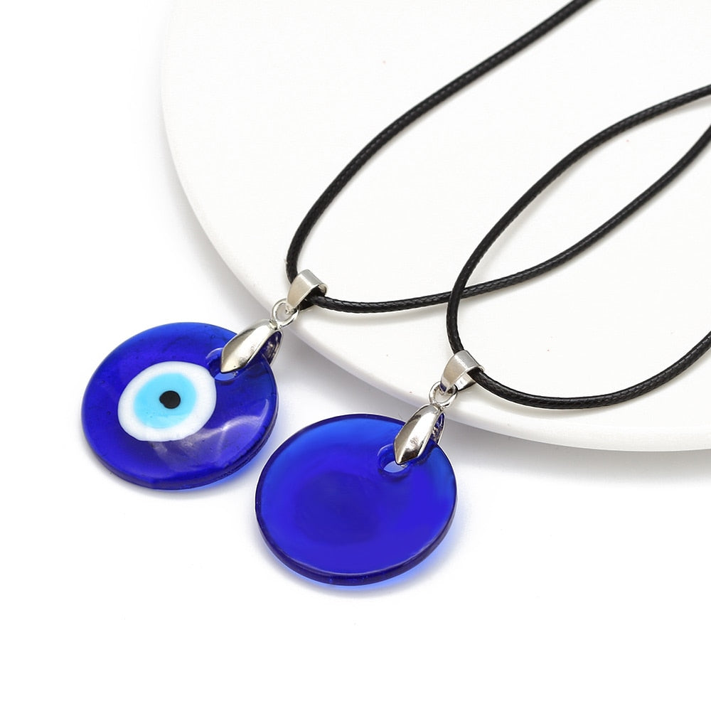 Blue Evil Eye Necklace – Protective Spiritual Amulet
