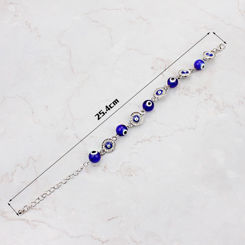 Blue Evil Eye Bracelet – Spiritual Protection & Positive Energy