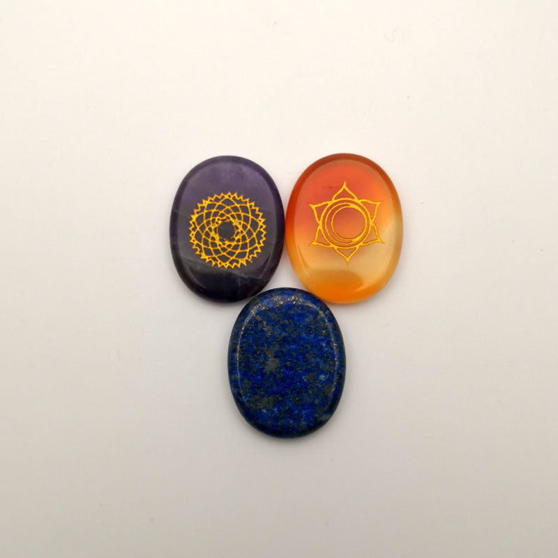 Natural Stone Reiki 7 Chakra Set