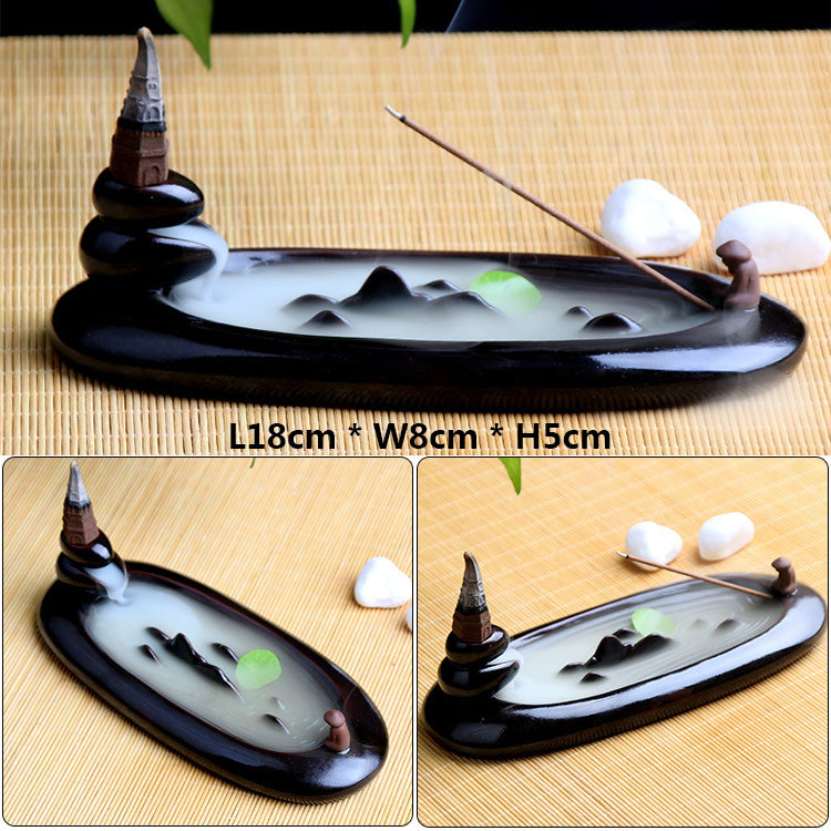 Jin Fishing Backflow Incense Burner