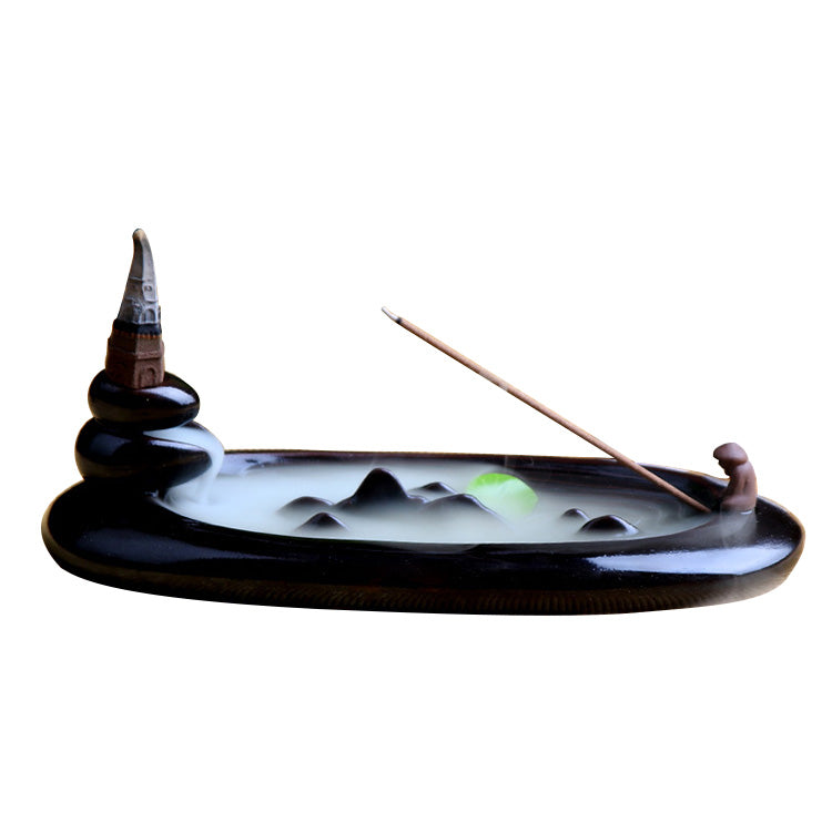 Jin Fishing Backflow Incense Burner