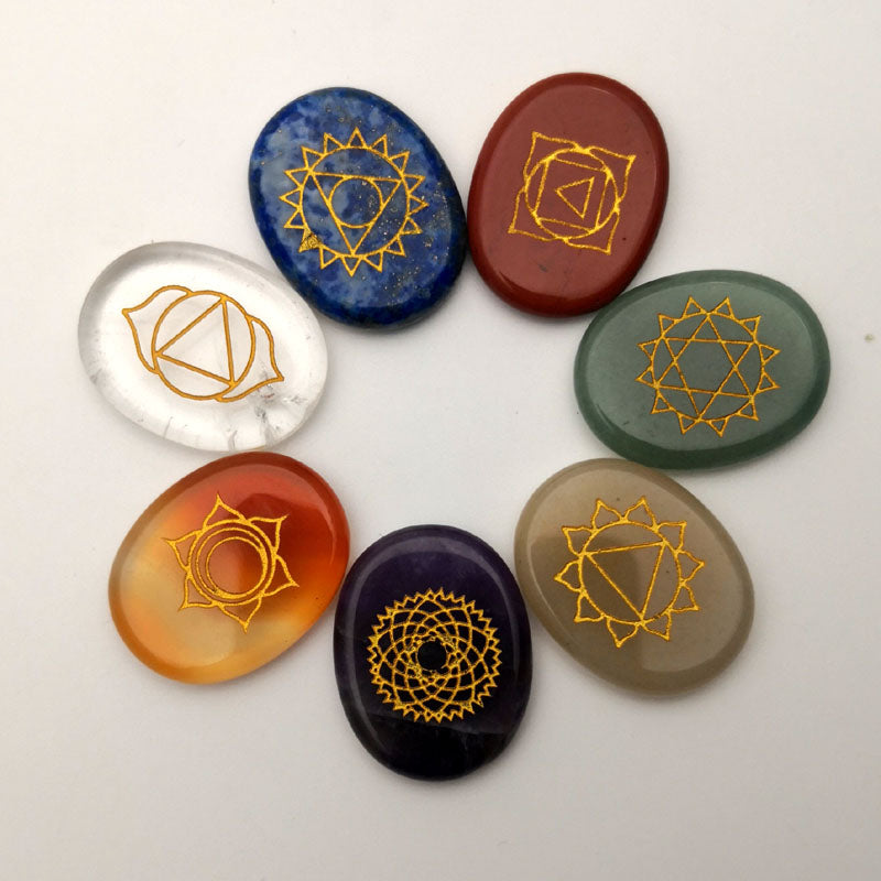 Natural Stone Reiki 7 Chakra Set