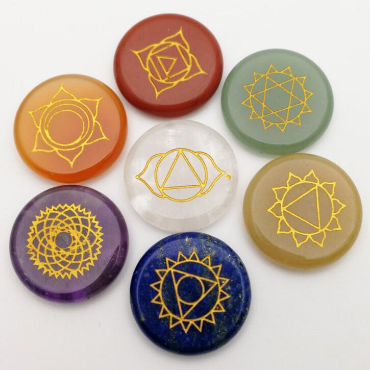 Natural Stone Reiki 7 Chakra Set