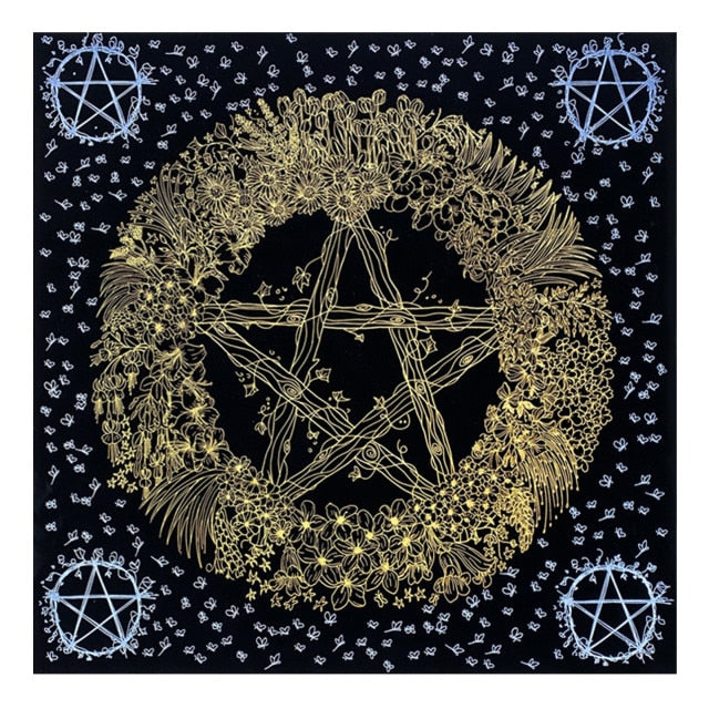 Astrology Divination Velvet Tablecloth